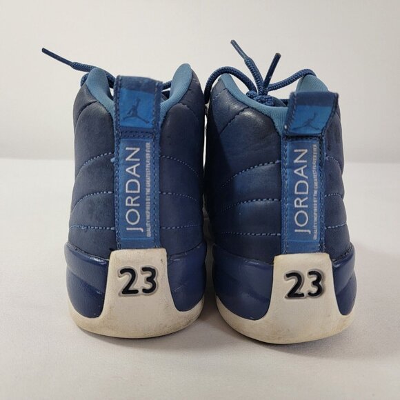 Nike Air Jordan 12 Retro Indigo Sneakers Shoe Size 6.5 Y DB5595-404 SEE PHOTO - Picture 7 of 14